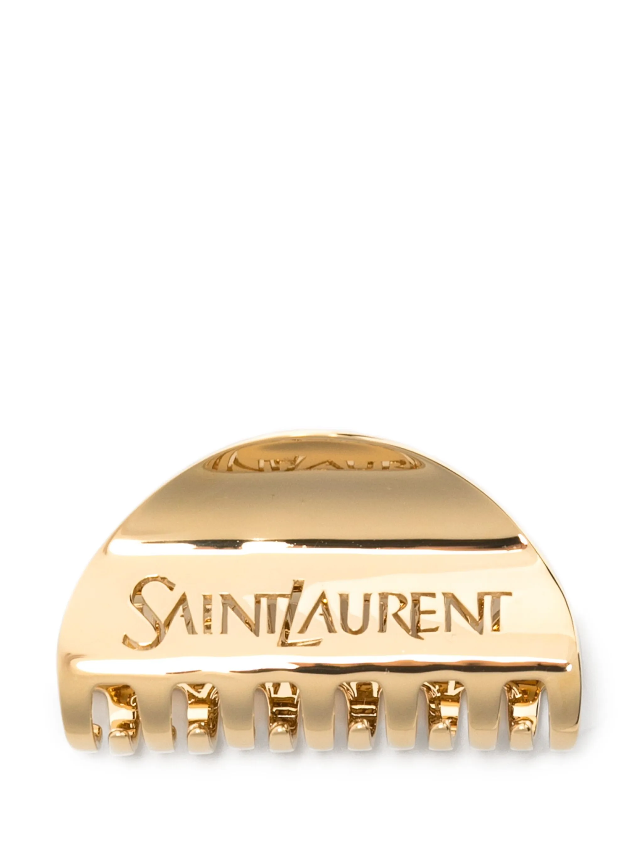 Заколка для волос с логотипом Saint Laurent, золотистый
Заколка для волос с логотипом Saint Laurent, золотистый