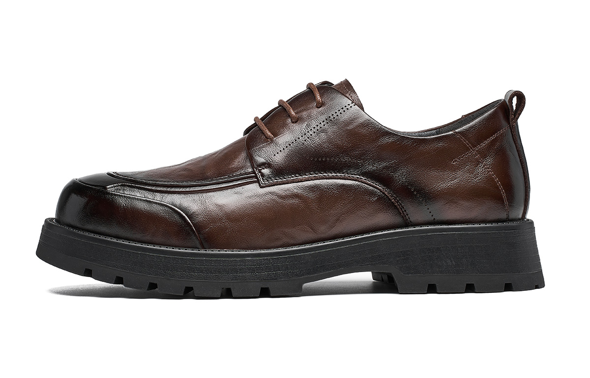 Мужские повседневные кожаные низкие туфли HLA, коричневый
Мужские повседневные кожаные низкие туфли HLA, коричневый