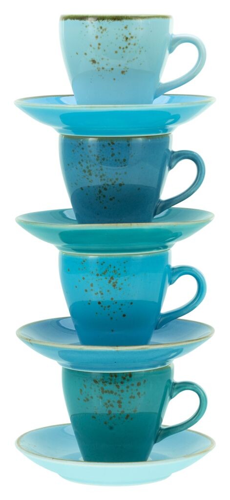 CreaTable, 23698, Nature Collection Aqua, чашки для эспрессо 8 шт, керамика, синий
CreaTable, 23698, Nature Collection Aqua, чашки для эспрессо 8 шт, керамика, синий
