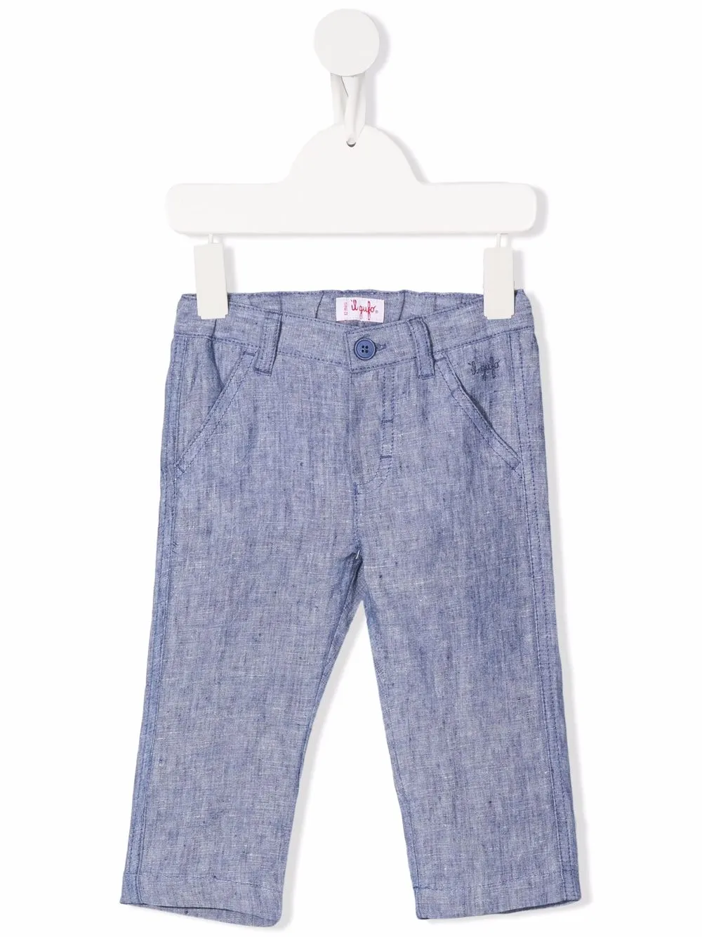 Брюки с вышитым логотипом Il Gufo, синий
Брюки с вышитым логотипом Il Gufo, синий