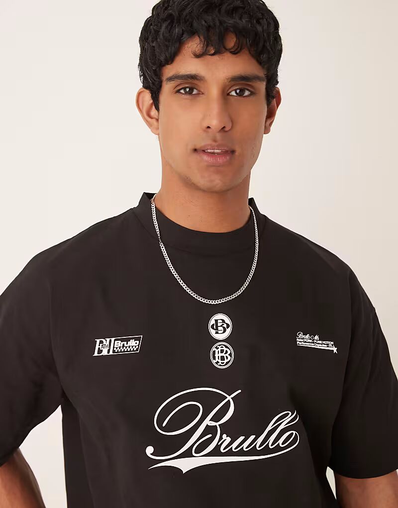 Футболка свободного кроя ASOS DESIGN черного цвета с надписью
Футболка свободного кроя ASOS DESIGN черного цвета с надписью