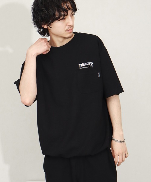 Футболка с коротким рукавом, ворсистая, с карманом THRASHER, черный
Футболка с коротким рукавом, ворсистая, с карманом THRASHER, черный