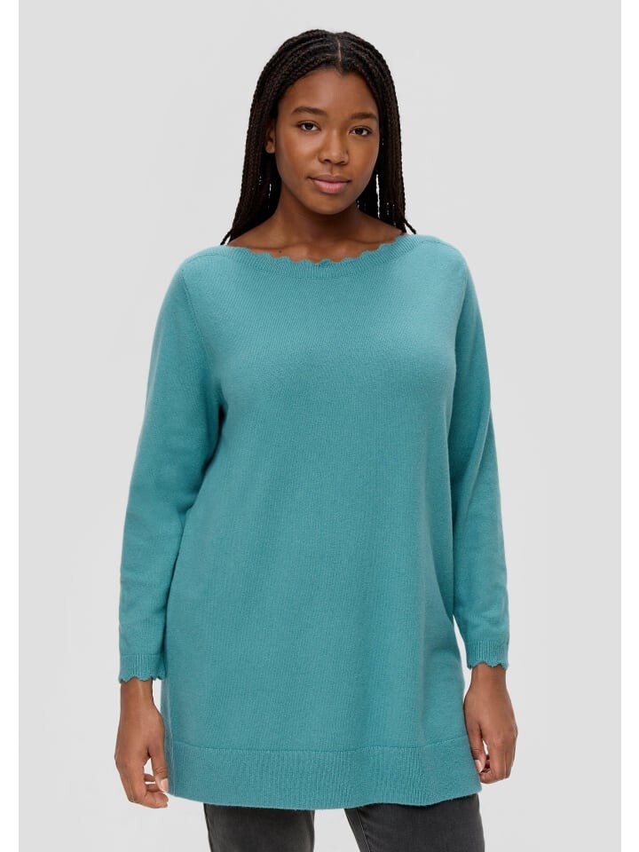 Пуловер TRIANGLE Strick langarm, цвет petrol 
Пуловер TRIANGLE Strick langarm, цвет petrol