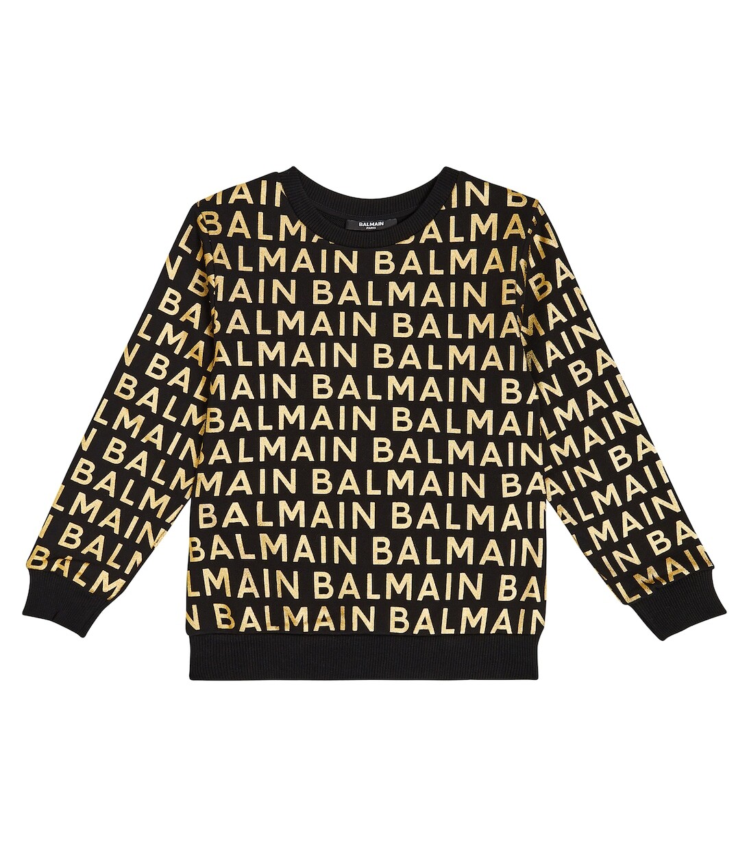Толстовка из хлопка с логотипом Balmain, черный
Толстовка из хлопка с логотипом Balmain, черный