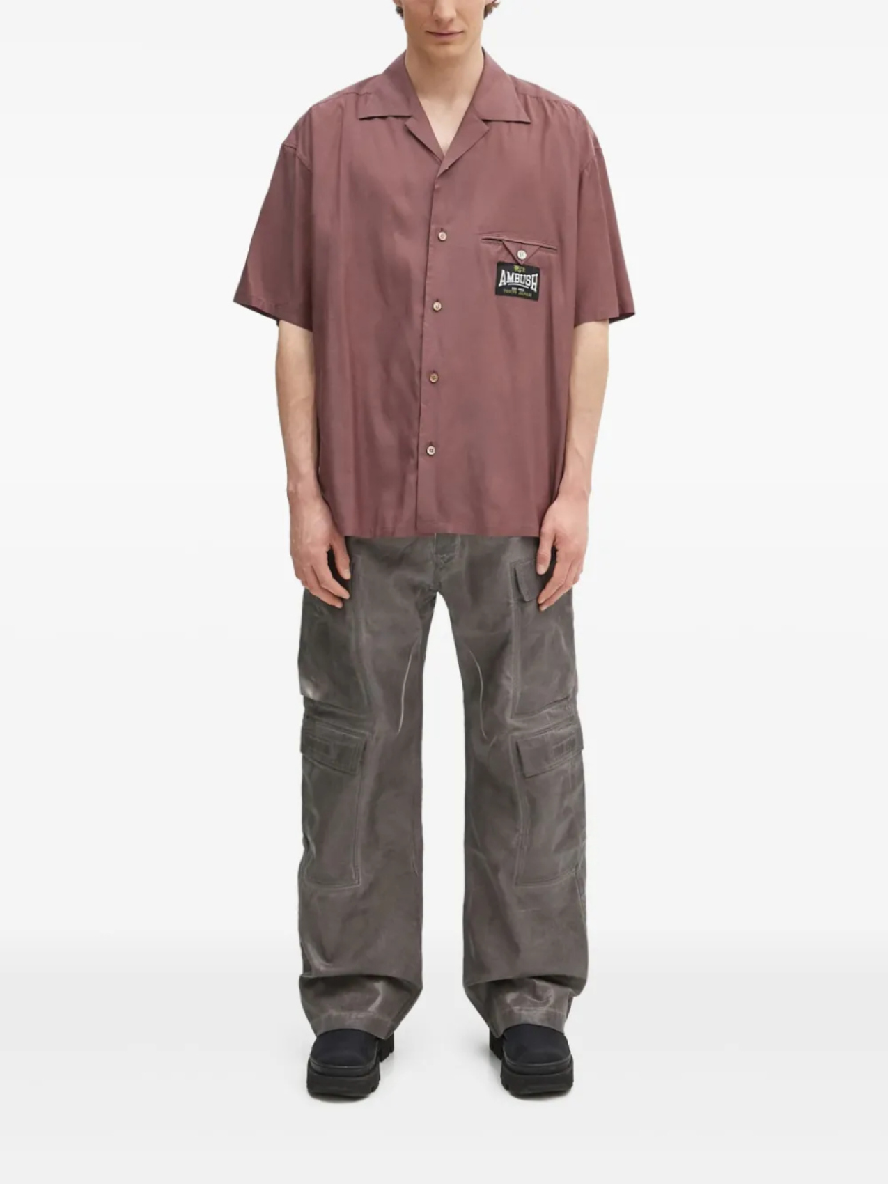 Рубашка AMBUSH с коротким рукавом и нагрудным карманом, красный
Рубашка AMBUSH с коротким рукавом и нагрудным карманом, красный