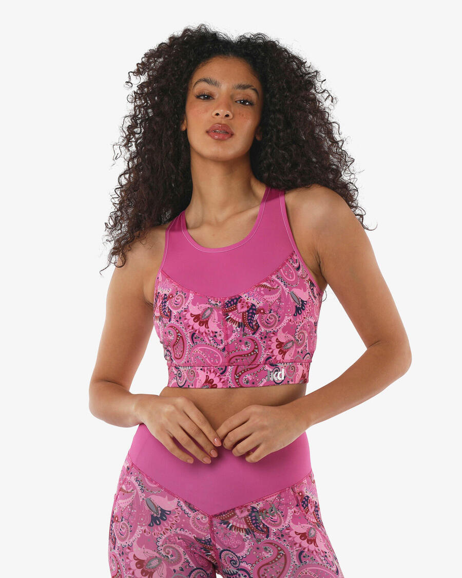 JAKED Майка женская цикламеновая из синтетического материала для фитнеса
JAKED Майка женская цикламеновая из синтетического материала для фитнеса