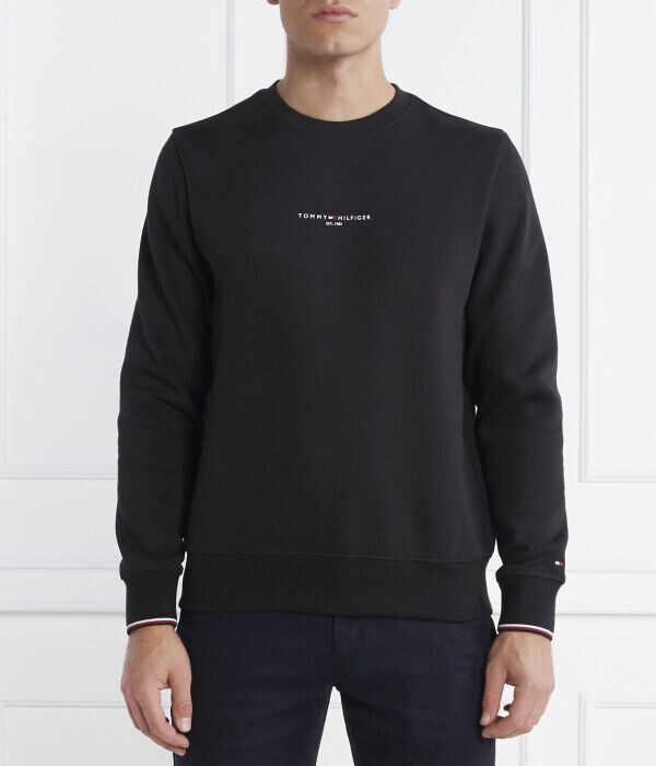 Свитшот мужской Tommy Hilfiger с окантовкой рукавов, черный
Свитшот мужской Tommy Hilfiger с окантовкой рукавов, черный