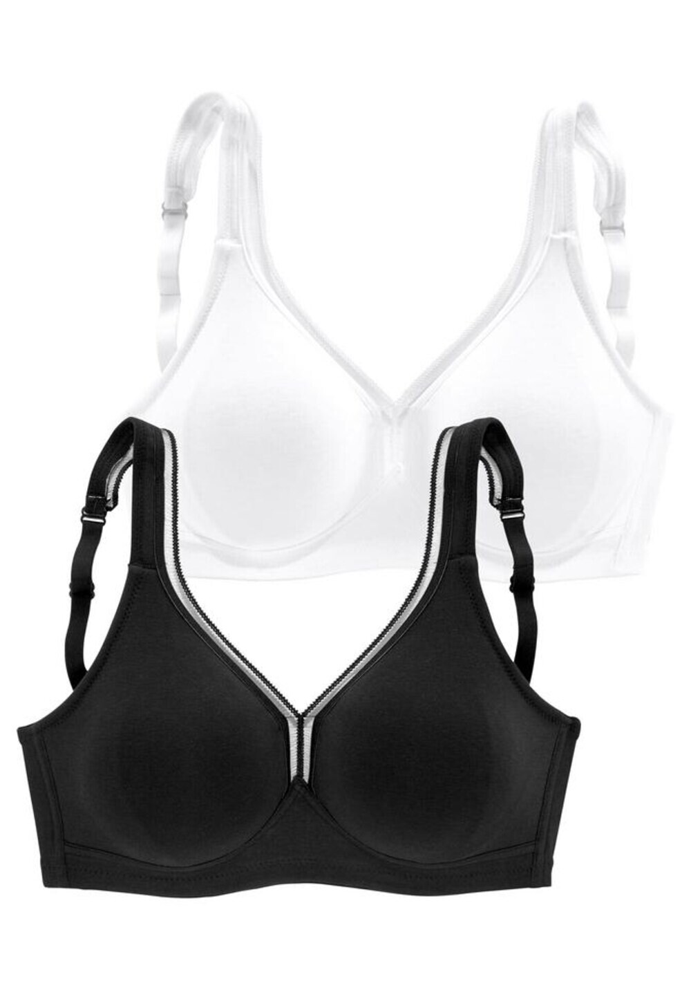 Бюстгальтер-футболка Petite Fleur, черно-белый 
Бюстгальтер-футболка Petite Fleur, черно-белый