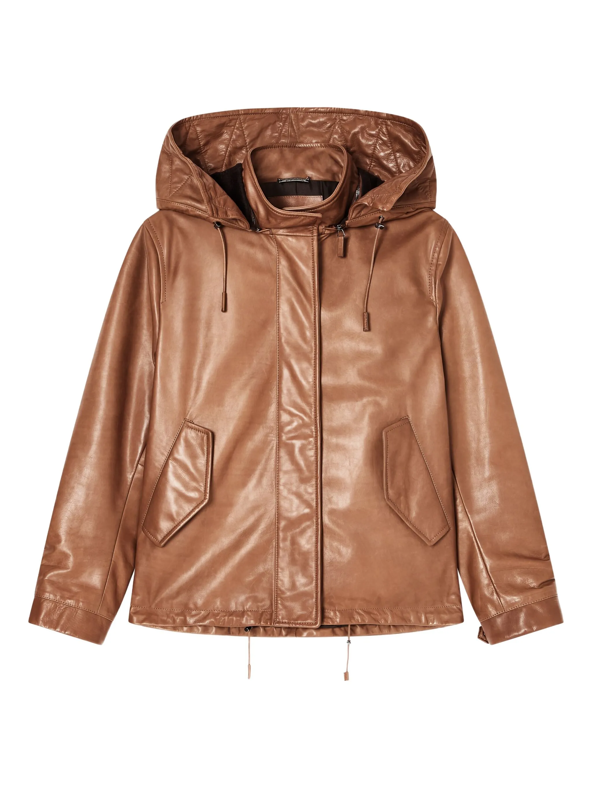 Кожаное пальто с капюшоном Giorgio Armani, коричневый
Кожаное пальто с капюшоном Giorgio Armani, коричневый