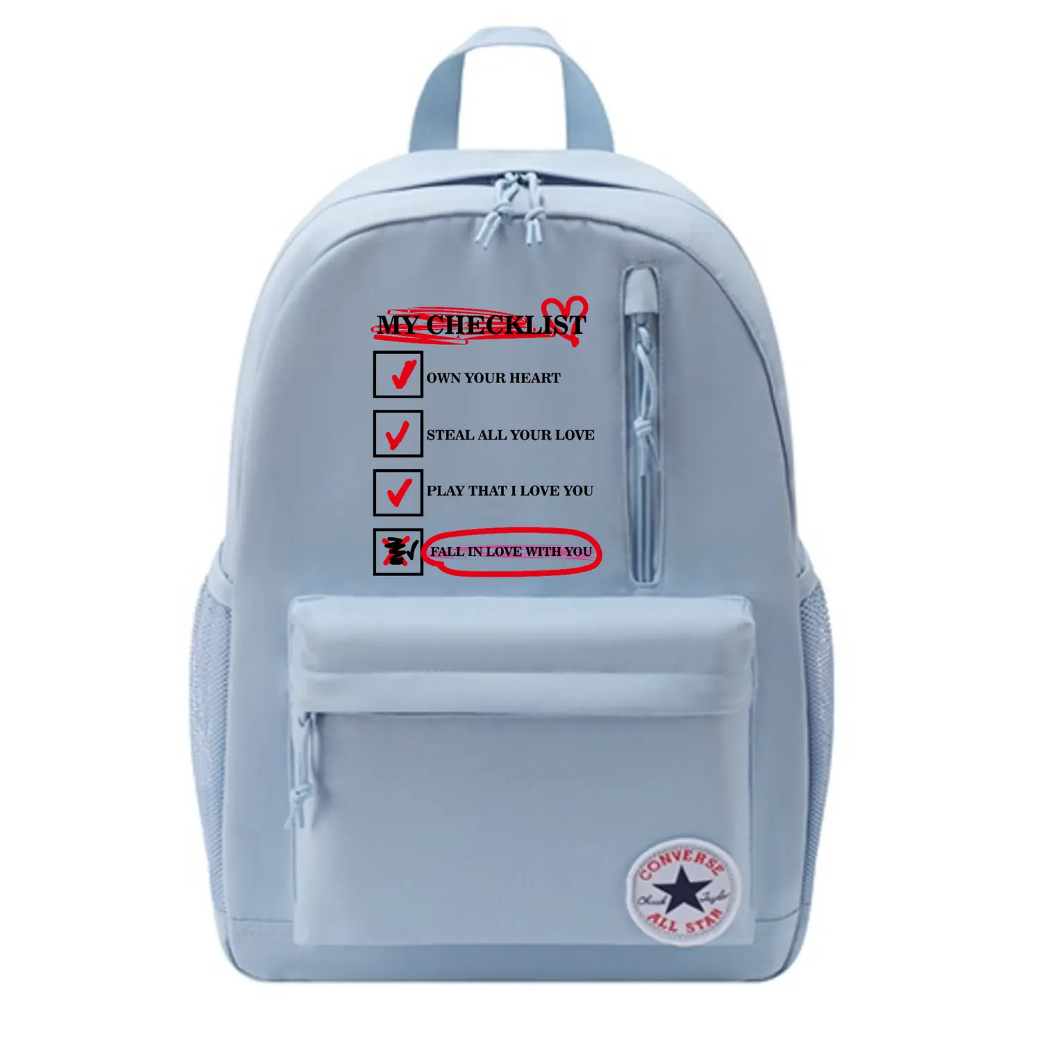 Converse Полиэстеровый рюкзак унисекс светло-дымчато-голубой, checklist
Converse Полиэстеровый рюкзак унисекс светло-дымчато-голубой, checklist