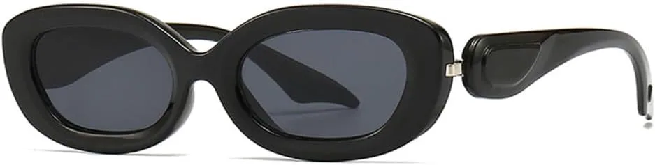 Женские солнцезащитные очки в стиле ретро, маленькие прямоугольные, «кошачий глаз», винтажные, с леопардовым принтом, солнцезащитные очки UV400 VFDHN, Black Black
Женские солнцезащитные очки в стиле ретро, маленькие прямоугольные, «кошачий глаз», винтажные, с леопардовым принтом, солнцезащитные очки UV400 VFDHN, Black Black