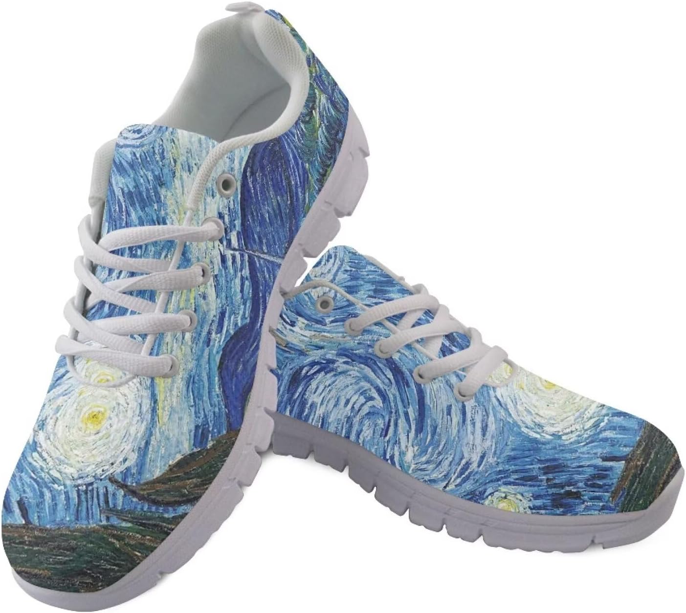 Женские и мужские кроссовки на шнуровке, спортивные, прочные, для бега, походов и тренажерного зала, размеры США 5-15 Xixirimido, Van Gogh Starry Night
Женские и мужские кроссовки на шнуровке, спортивные, прочные, для бега, походов и тренажерного зала, размеры США 5-15 Xixirimido, Van Gogh Starry Night