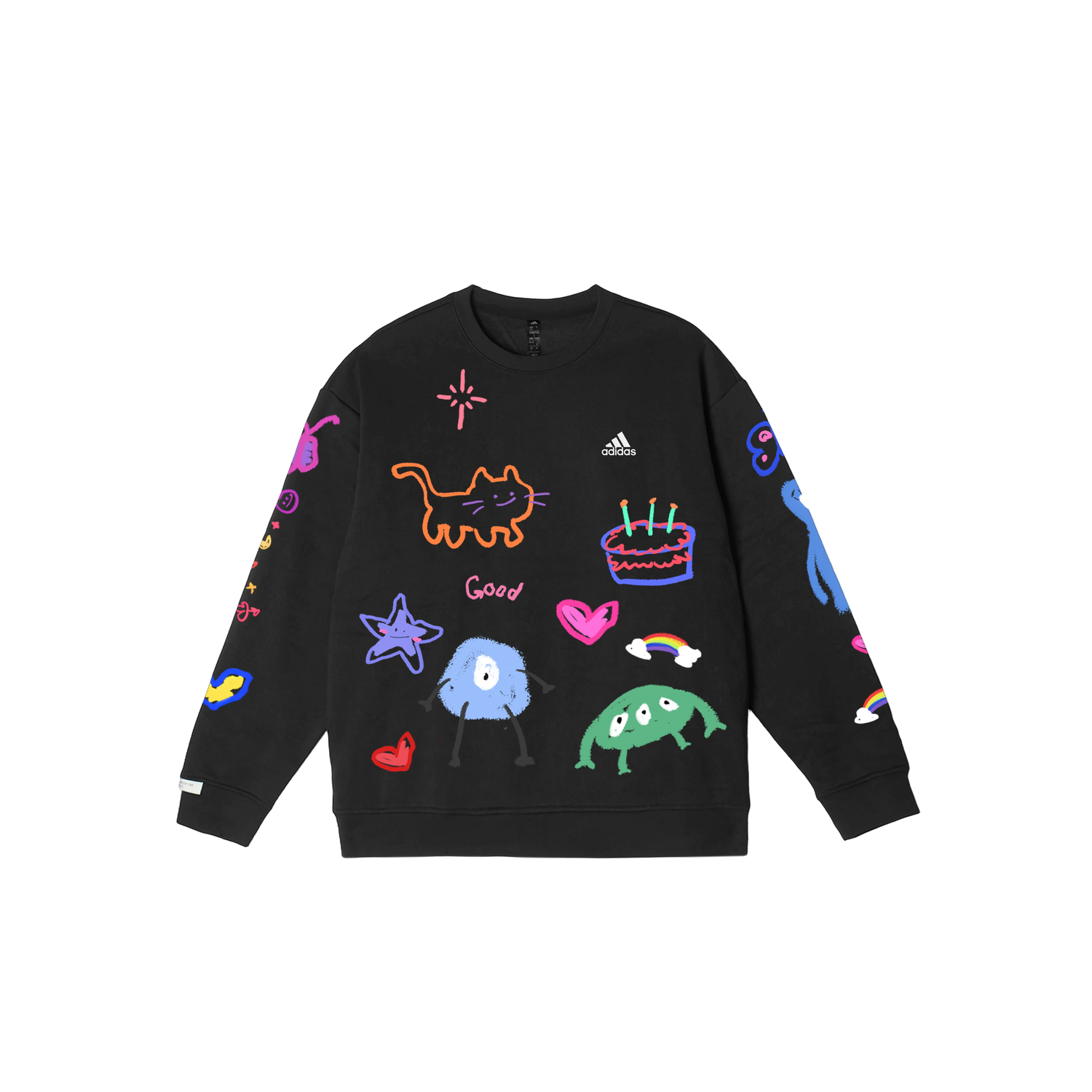 Adidas Толстовки LABEL унисекс, черные, с круглым вырезом, средней толщины
Adidas Толстовки LABEL унисекс, черные, с круглым вырезом, средней толщины