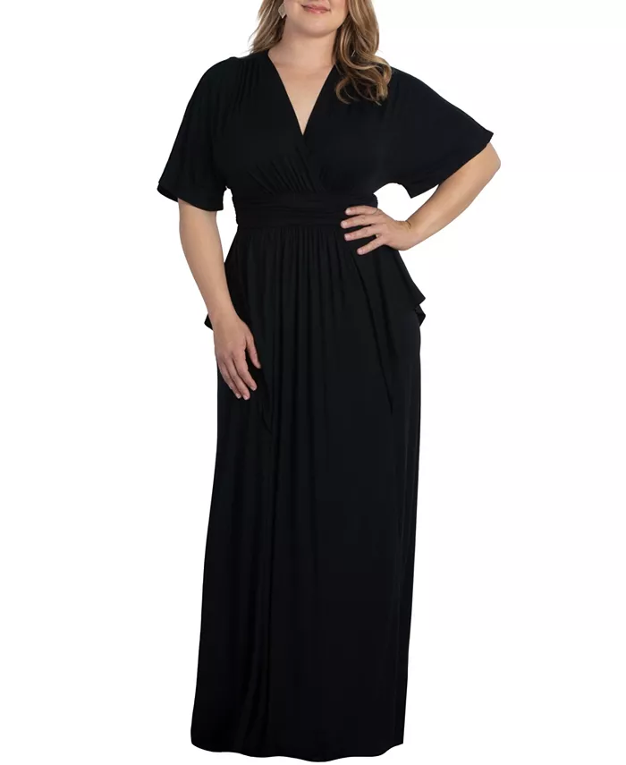 Платье макси с рукавами кимоно Indie Flair для полных Kiyonna, черный
Платье макси с рукавами кимоно Indie Flair для полных Kiyonna, черный