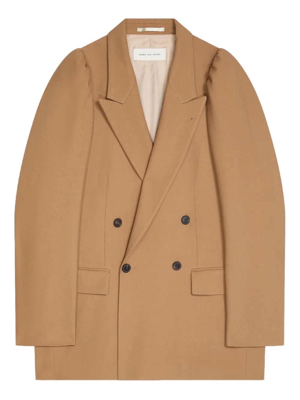 Двубортный пиджак Dries Van Noten, коричневый
Двубортный пиджак Dries Van Noten, коричневый