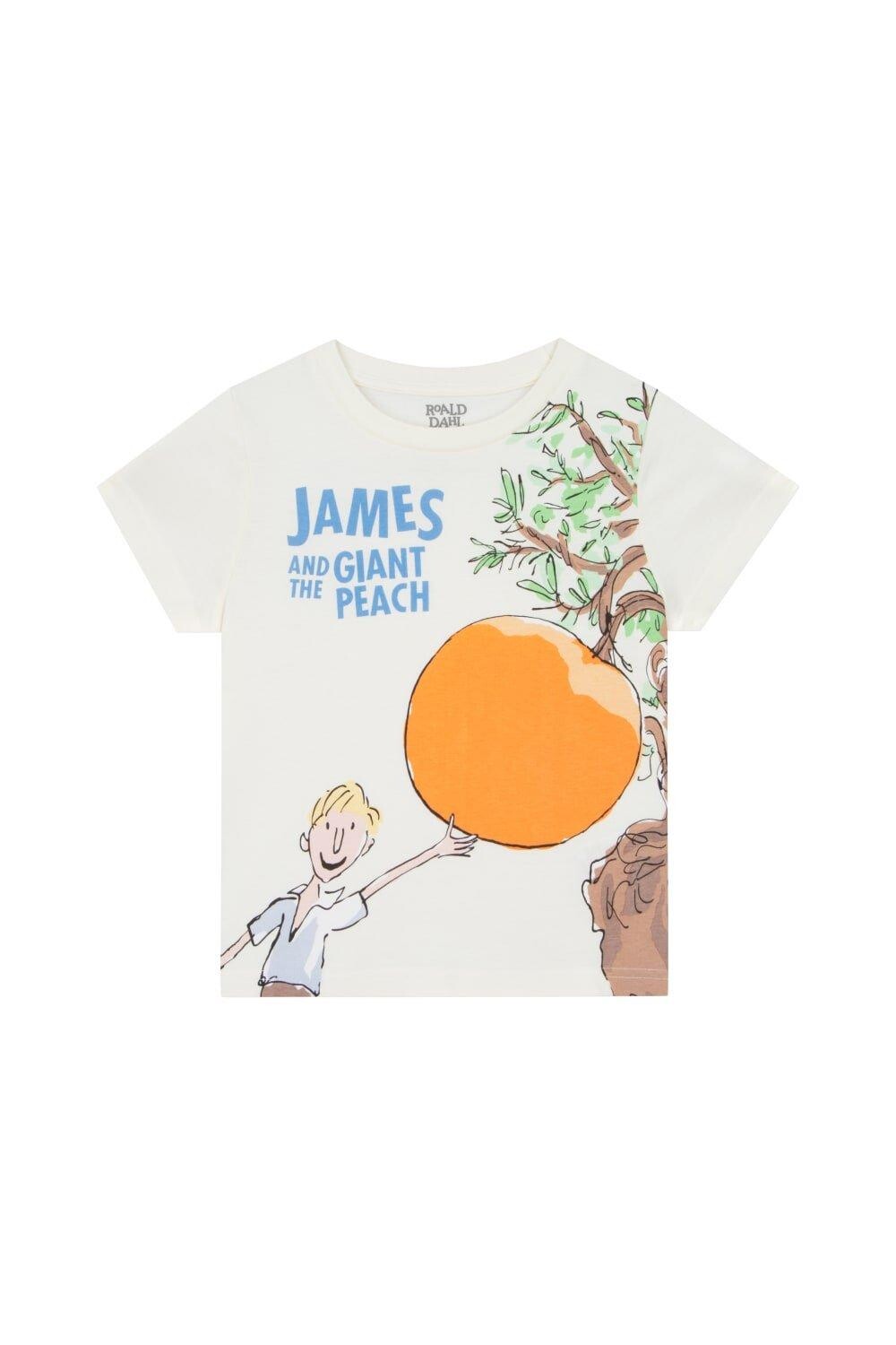 Футболка «Джеймс и гигантский персик» Roald Dahl, белый
Футболка «Джеймс и гигантский персик» Roald Dahl, белый