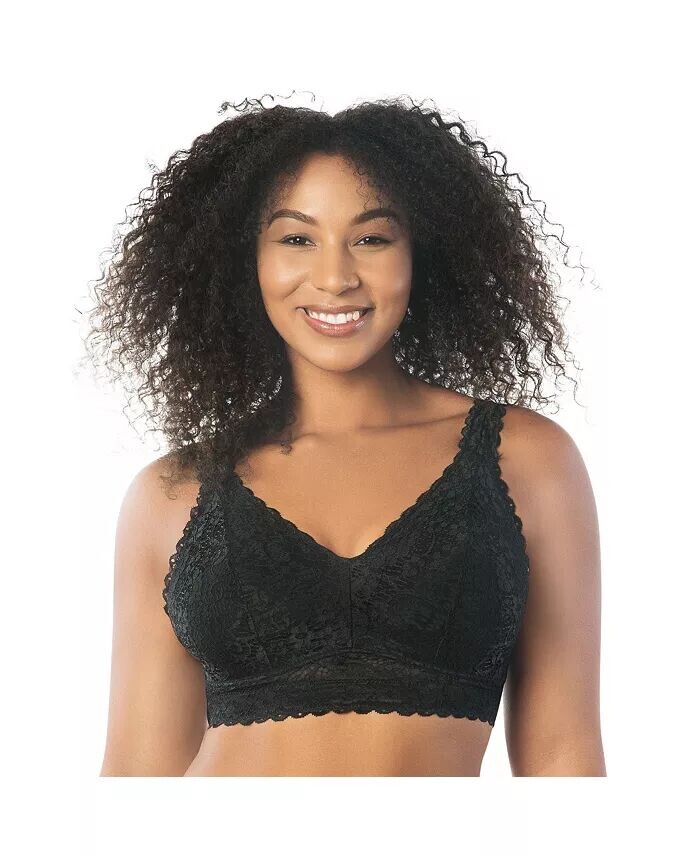 Кружевной бюстгальтер-бюстгальтер Adriana без косточек больших размеров PARFAIT, черный
Кружевной бюстгальтер-бюстгальтер Adriana без косточек больших размеров PARFAIT, черный