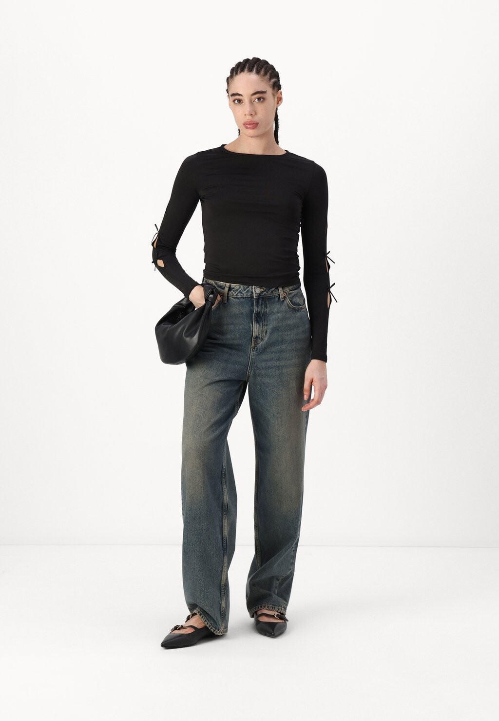 Джинсы прямого кроя JXERIN BAGGY JJXX, синий деним 
Джинсы прямого кроя JXERIN BAGGY JJXX, синий деним