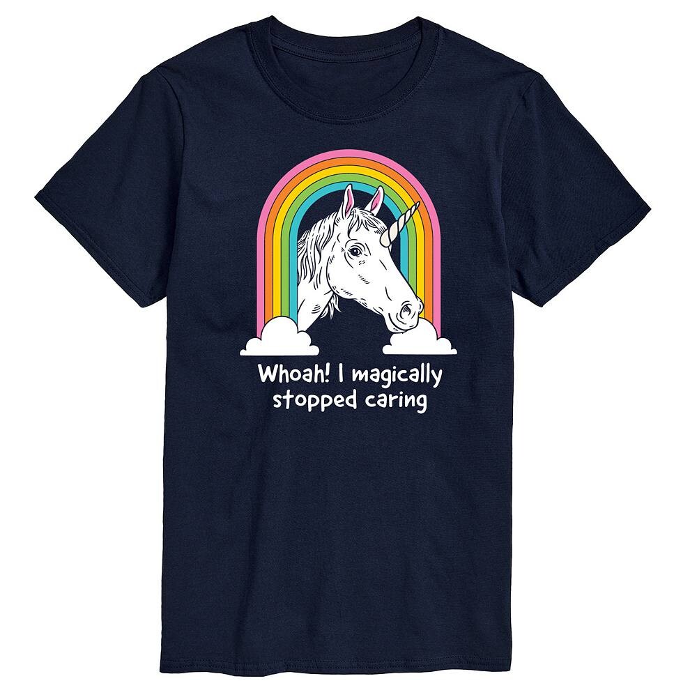 Мужская футболка с рисунком Magically Stop Caring Licensed Character, темно-синий
Мужская футболка с рисунком Magically Stop Caring Licensed Character, темно-синий