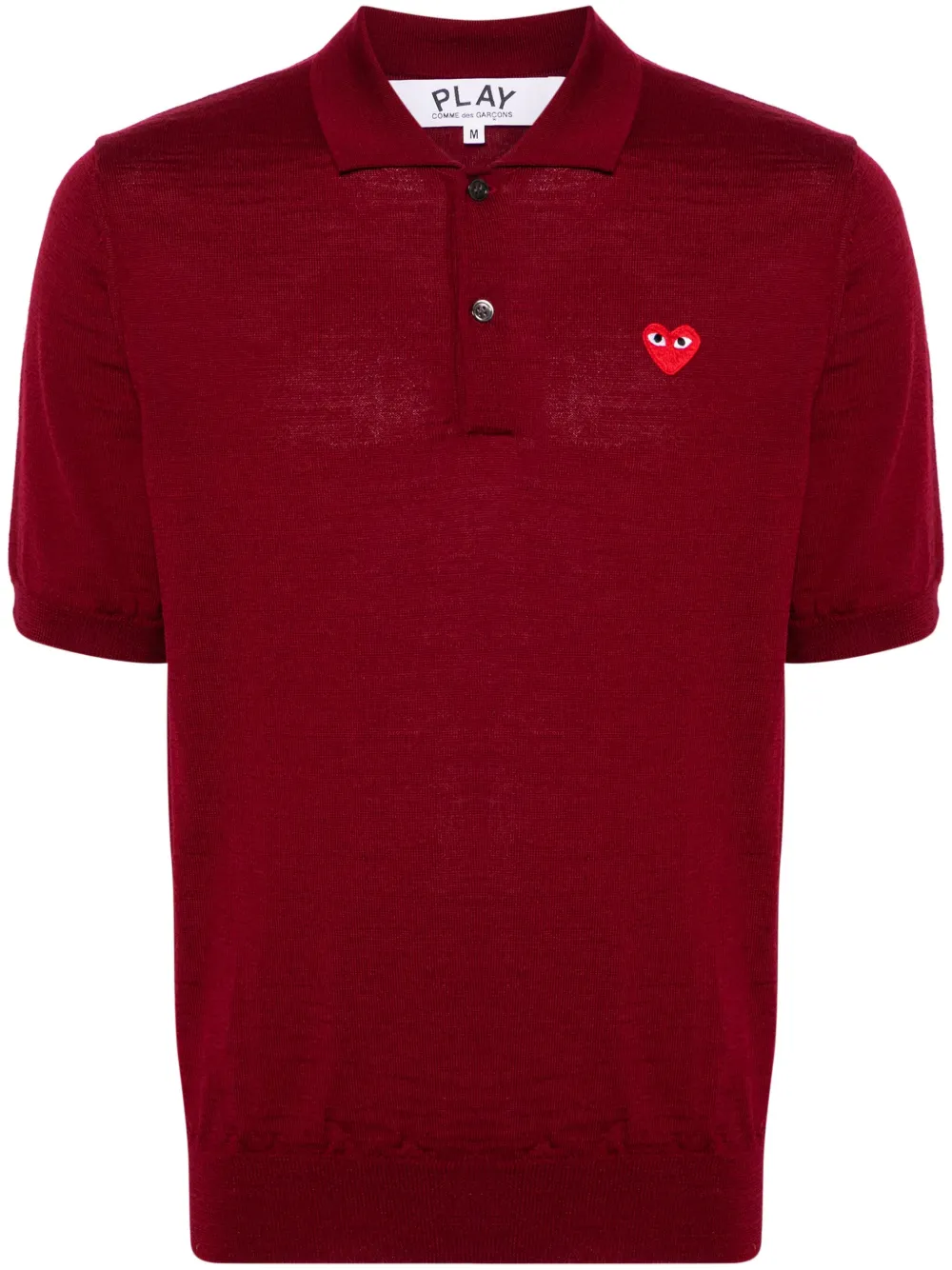 Шерстяная рубашка поло с нашивкой Comme Des Garçons Play, красный
Шерстяная рубашка поло с нашивкой Comme Des Garçons Play, красный