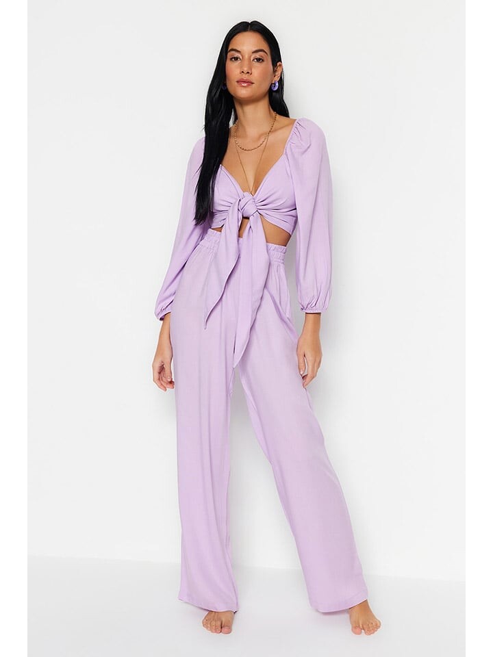 Блуза trendyol 2tlg Outfit, сиреневый
Блуза trendyol 2tlg Outfit, сиреневый