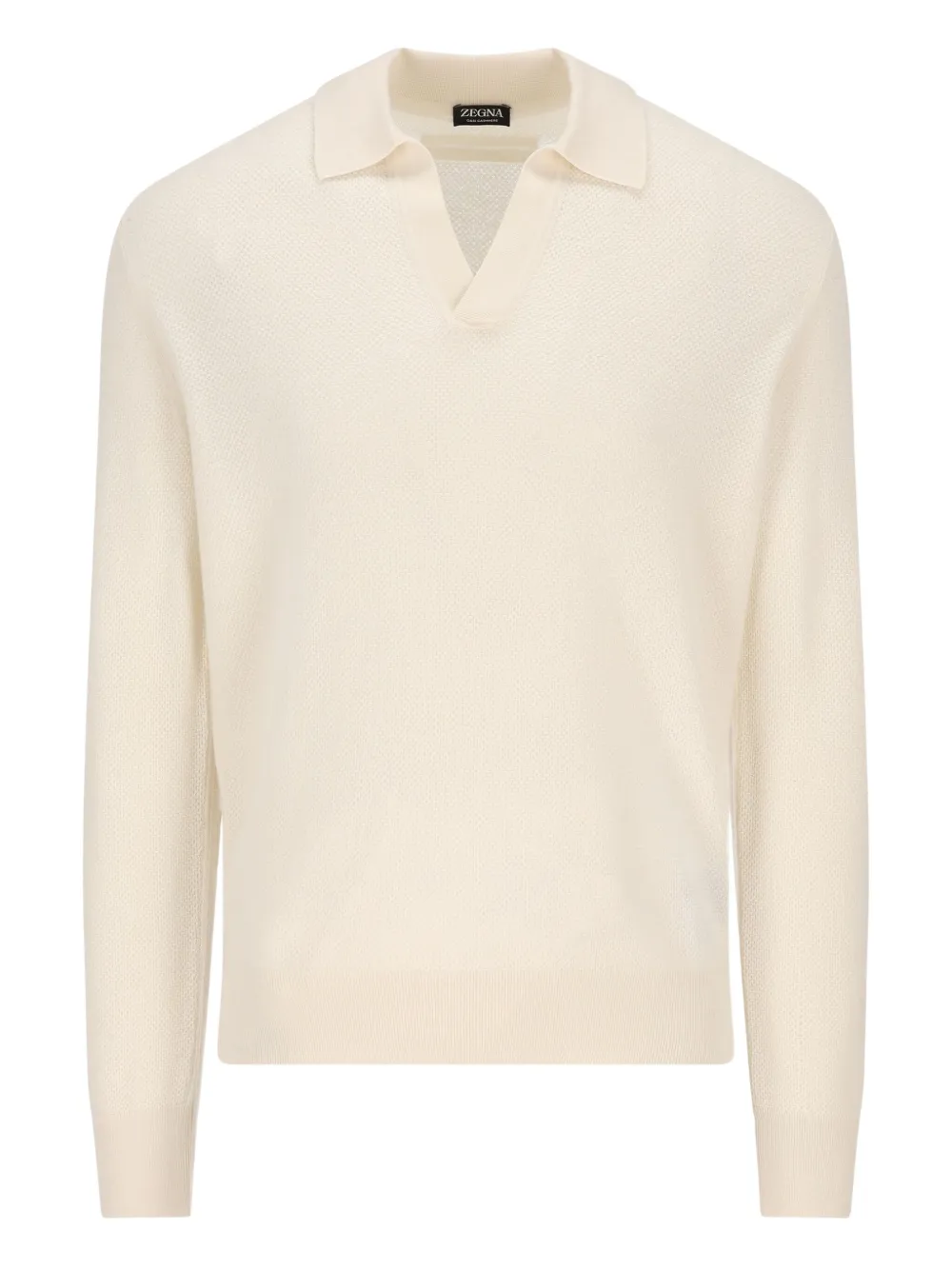 Поло с длинными рукавами Zegna, нейтральный
Поло с длинными рукавами Zegna, нейтральный