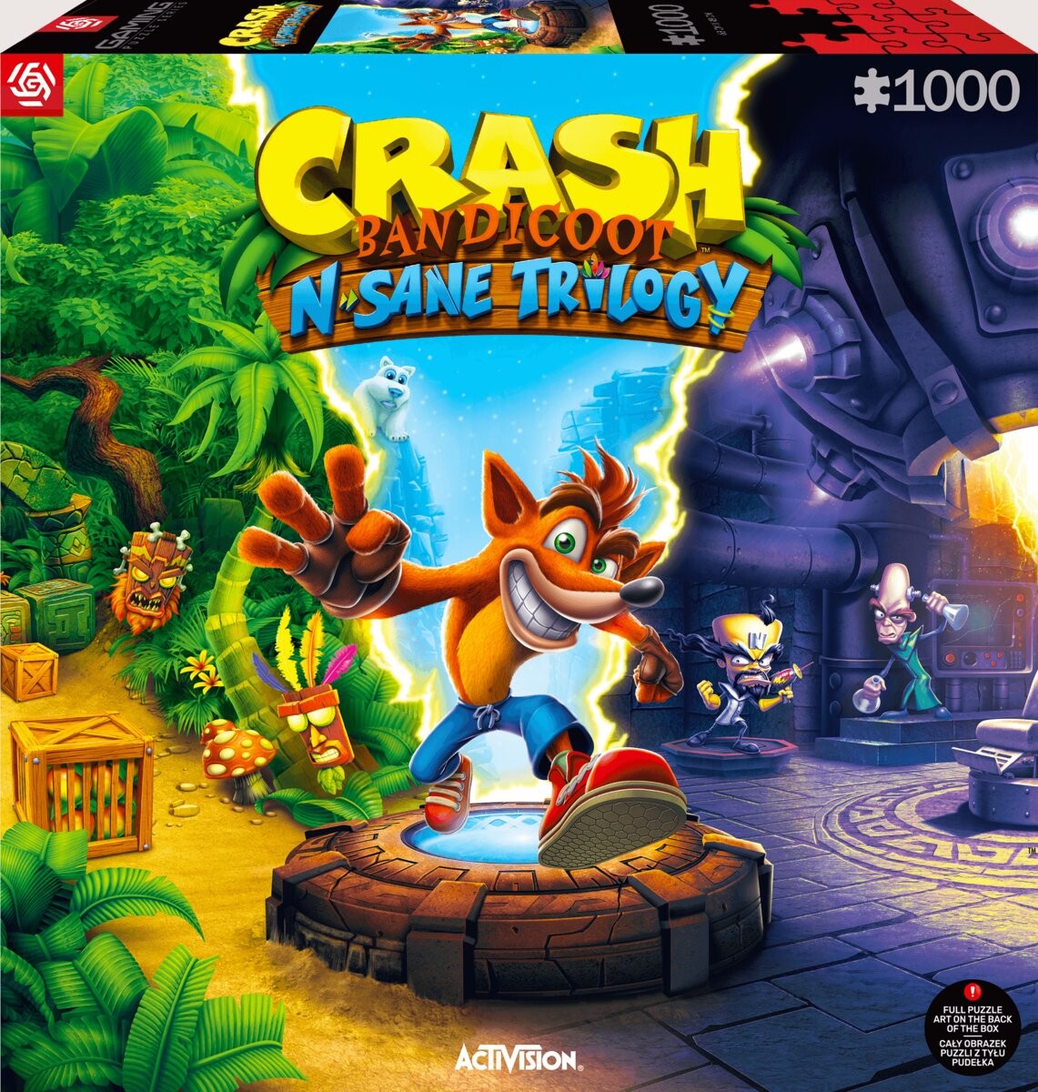 Пазл, Good Loot, Игровой пазл, Crash Bandicoot N. Sane Trilogy, 1000 шт.
Пазл, Good Loot, Игровой пазл, Crash Bandicoot N. Sane Trilogy, 1000 шт.