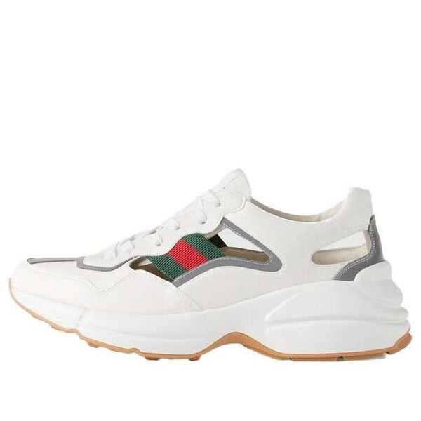 Кроссовки rhyton 'cut out white' Gucci, белый
Кроссовки rhyton 'cut out white' Gucci, белый