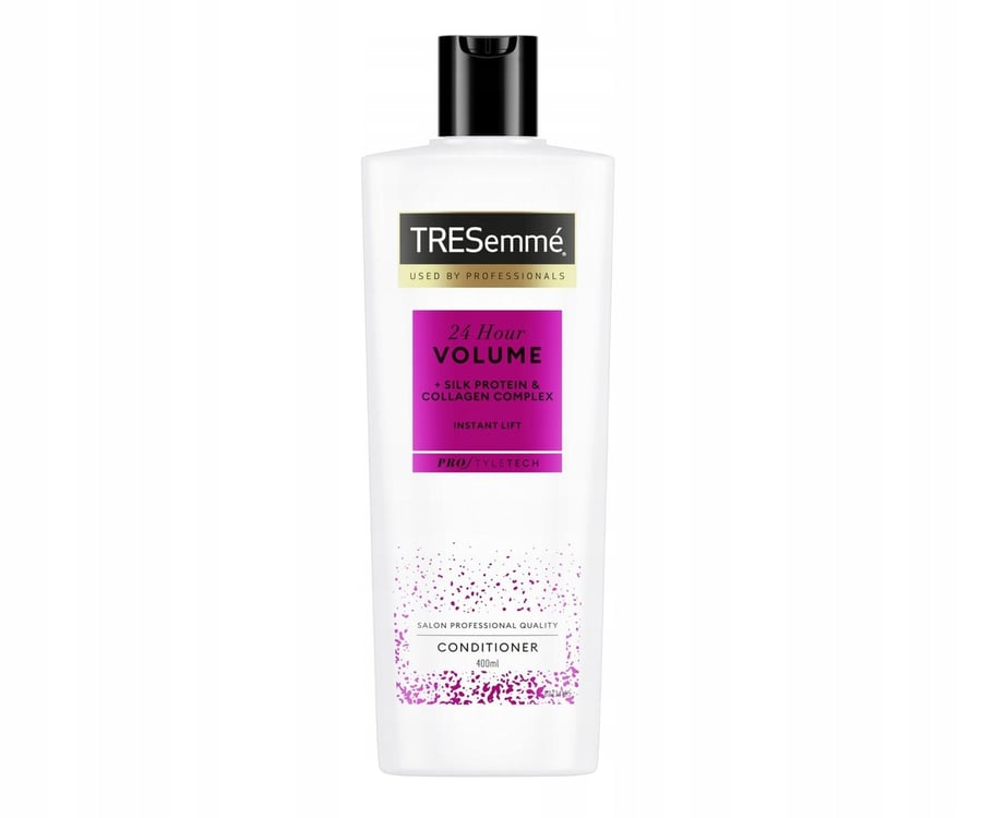 Кондиционер TRESemme 24-часовой объем с комплексом протеинов шелка и коллагена 400 мл
Кондиционер TRESemme 24-часовой объем с комплексом протеинов шелка и коллагена 400 мл