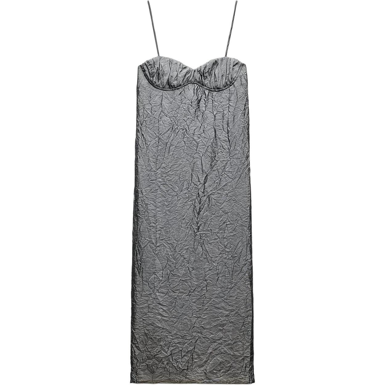 ZARA Платье-чехол ZW Series для женщин, серый
ZARA Платье-чехол ZW Series для женщин, серый