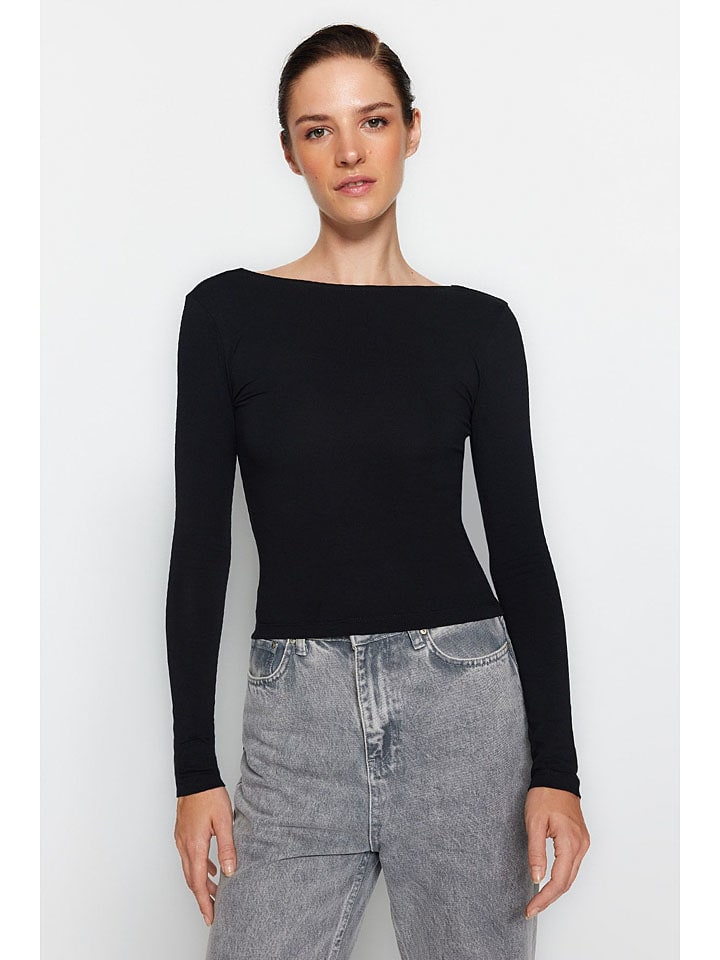 Лонгслив trendyol, черный
Лонгслив trendyol, черный