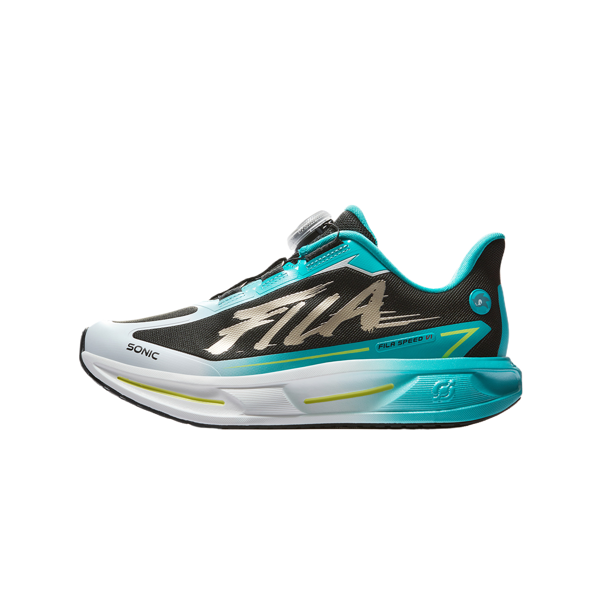 Кроссовки для бега низкие детские SPEED 6 с амортизацией Fabric Cushioning Rebound FILA KIDS, черный chromium зеленый
Кроссовки для бега низкие детские SPEED 6 с амортизацией Fabric Cushioning Rebound FILA KIDS, черный chromium зеленый