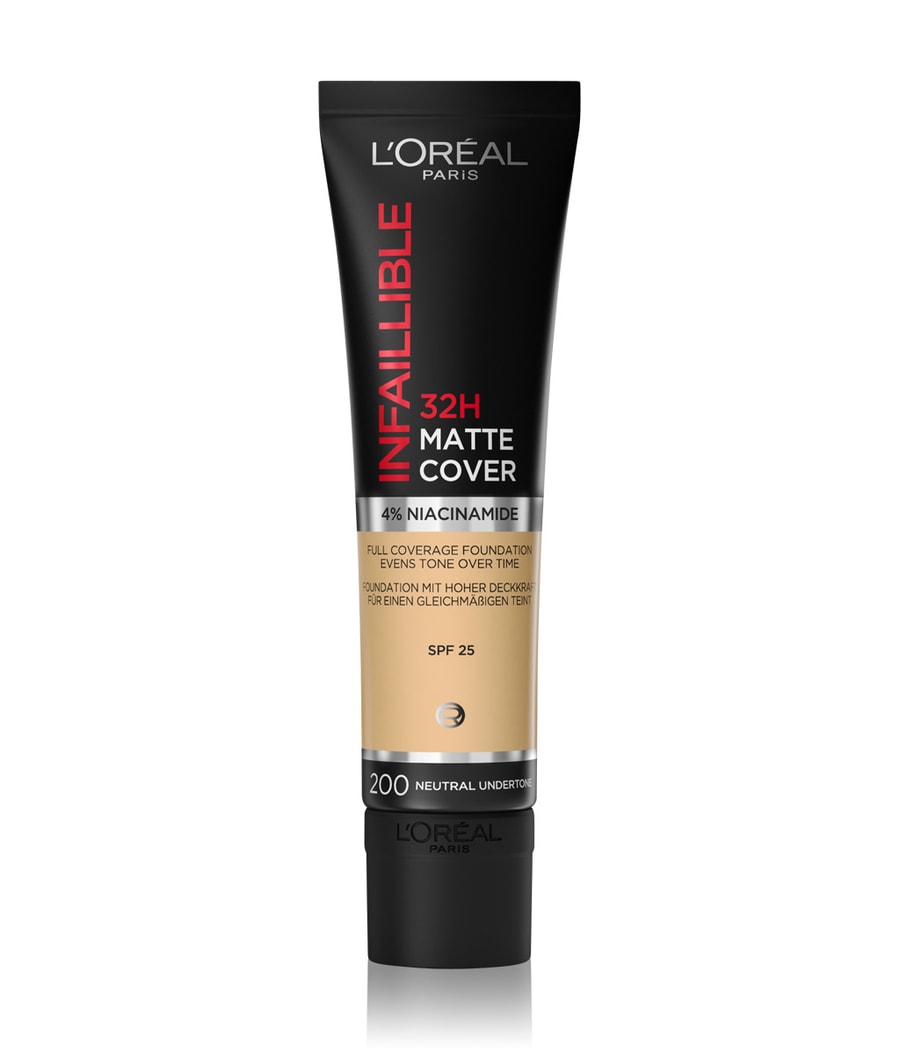 Кремовая основа L'Oréal Paris Infaillible 32H Matte Cover, Nr. 200 - Neutral Undertone, 30 ml
Кремовая основа L'Oréal Paris Infaillible 32H Matte Cover, Nr. 200 - Neutral Undertone, 30 ml