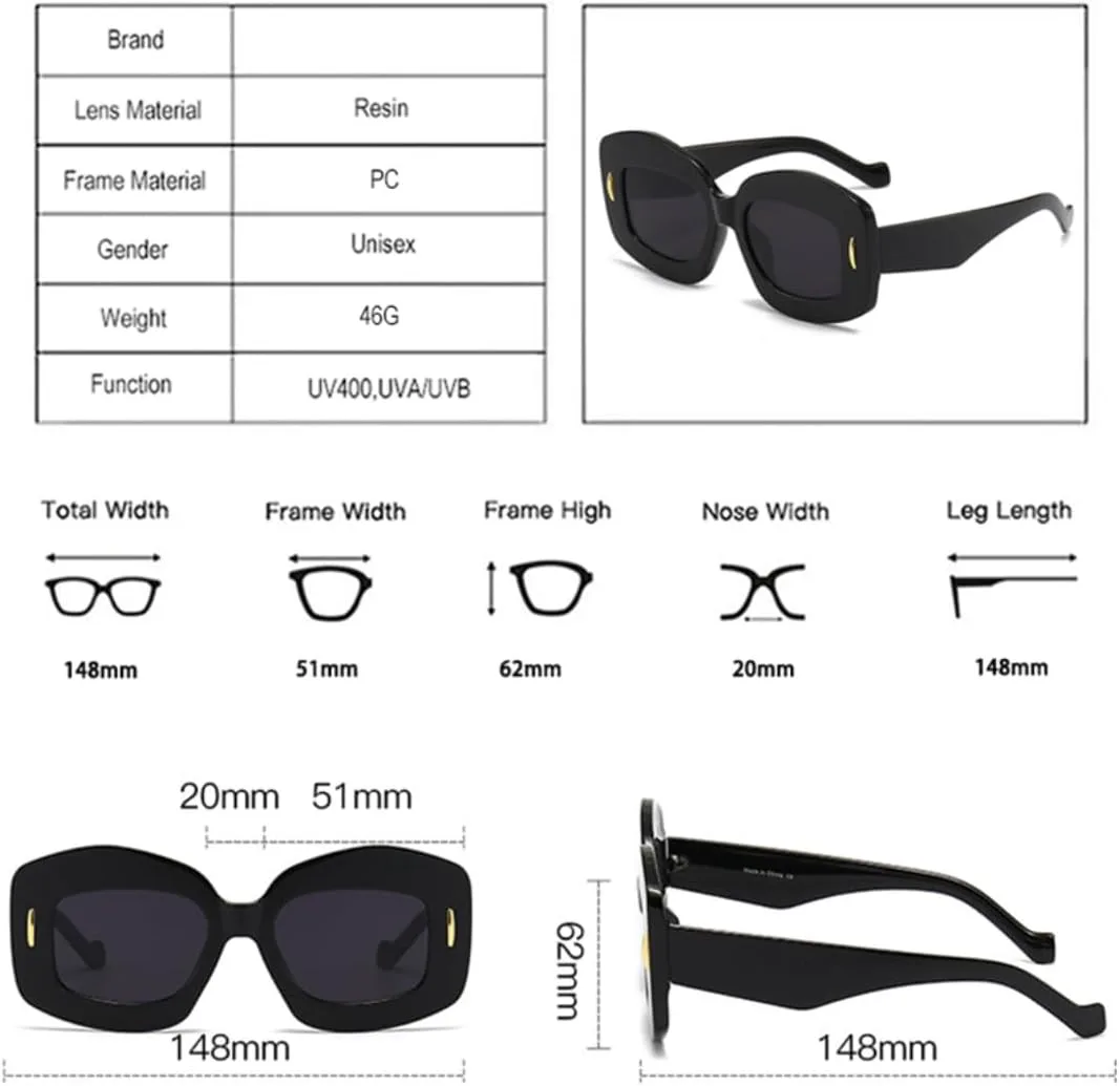 Модные женские солнцезащитные очки Jelly Color с градиентным переходом цвета, защита от УФ-излучения UV400, винтажные мужские очки с заклепками UUPTTPL, Black Grey
Модные женские солнцезащитные очки Jelly Color с градиентным переходом цвета, защита от УФ-излучения UV400, винтажные мужские очки с заклепками UUPTTPL, Black Grey