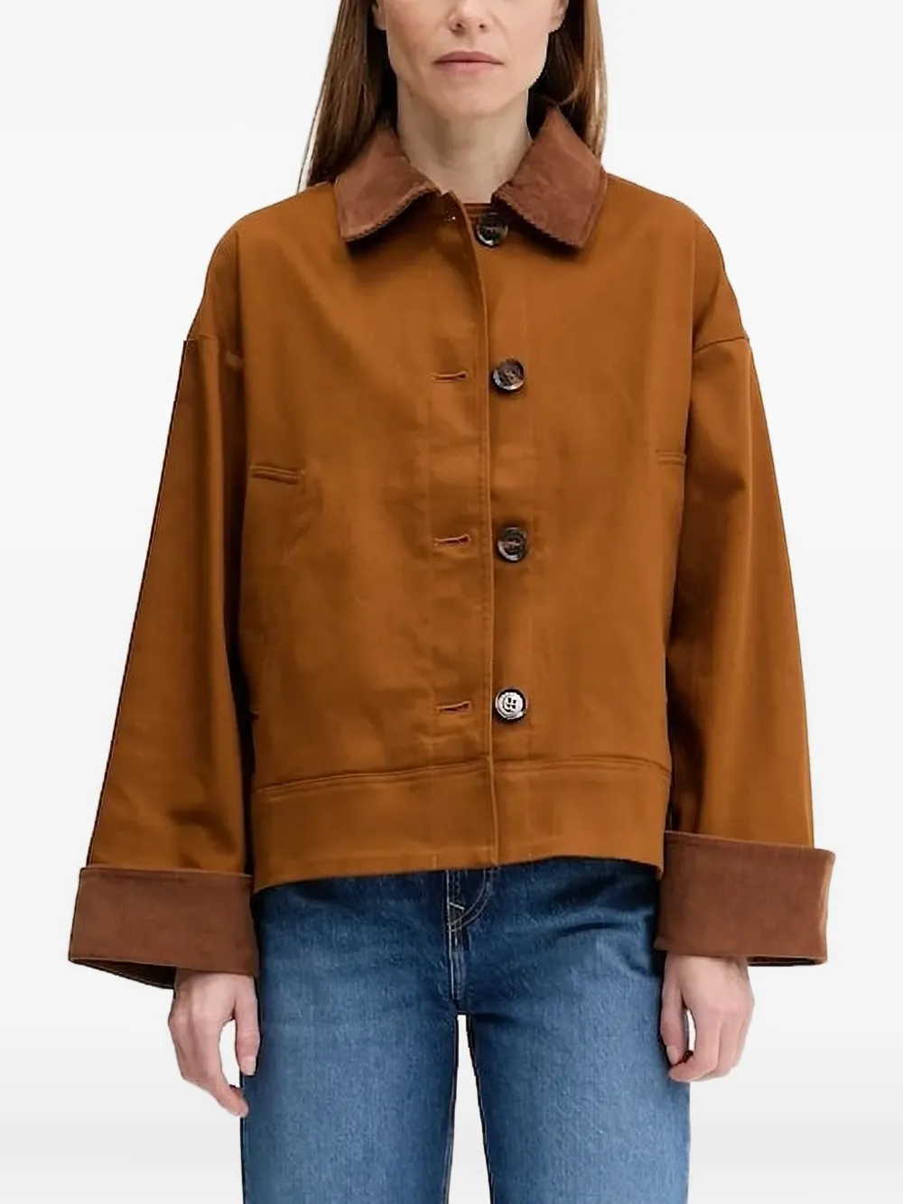 Пиджак с вельветовым воротником и пуговицами Barbour, коричневый
Пиджак с вельветовым воротником и пуговицами Barbour, коричневый