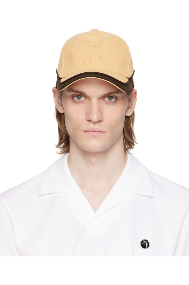 Кепка с нашивкой 'a' из хлопка Ambush, бежевый
Кепка с нашивкой 'a' из хлопка Ambush, бежевый