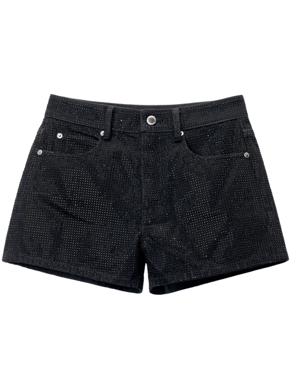 Джинсовые шорты с завышенной талией Alexander Wang, черный
Джинсовые шорты с завышенной талией Alexander Wang, черный