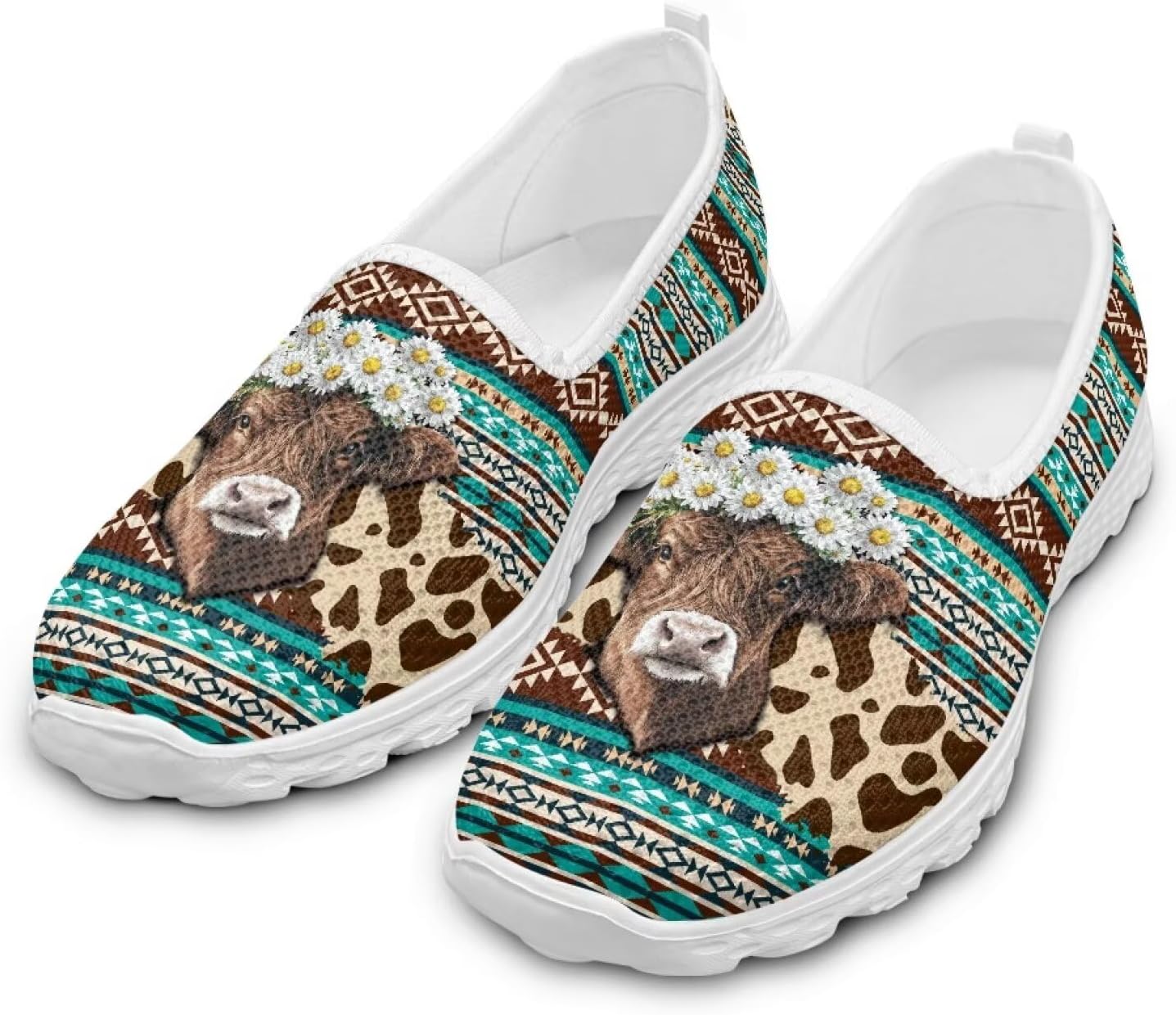 Женские слипоны Howilath, удобные повседневные антискользящие спортивные туфли, модные лоферы без шнурков с подошвой из ЭВА, размеры 5.5-10.5, Aztec Highland Cow
Женские слипоны Howilath, удобные повседневные антискользящие спортивные туфли, модные лоферы без шнурков с подошвой из ЭВА, размеры 5.5-10.5, Aztec Highland Cow