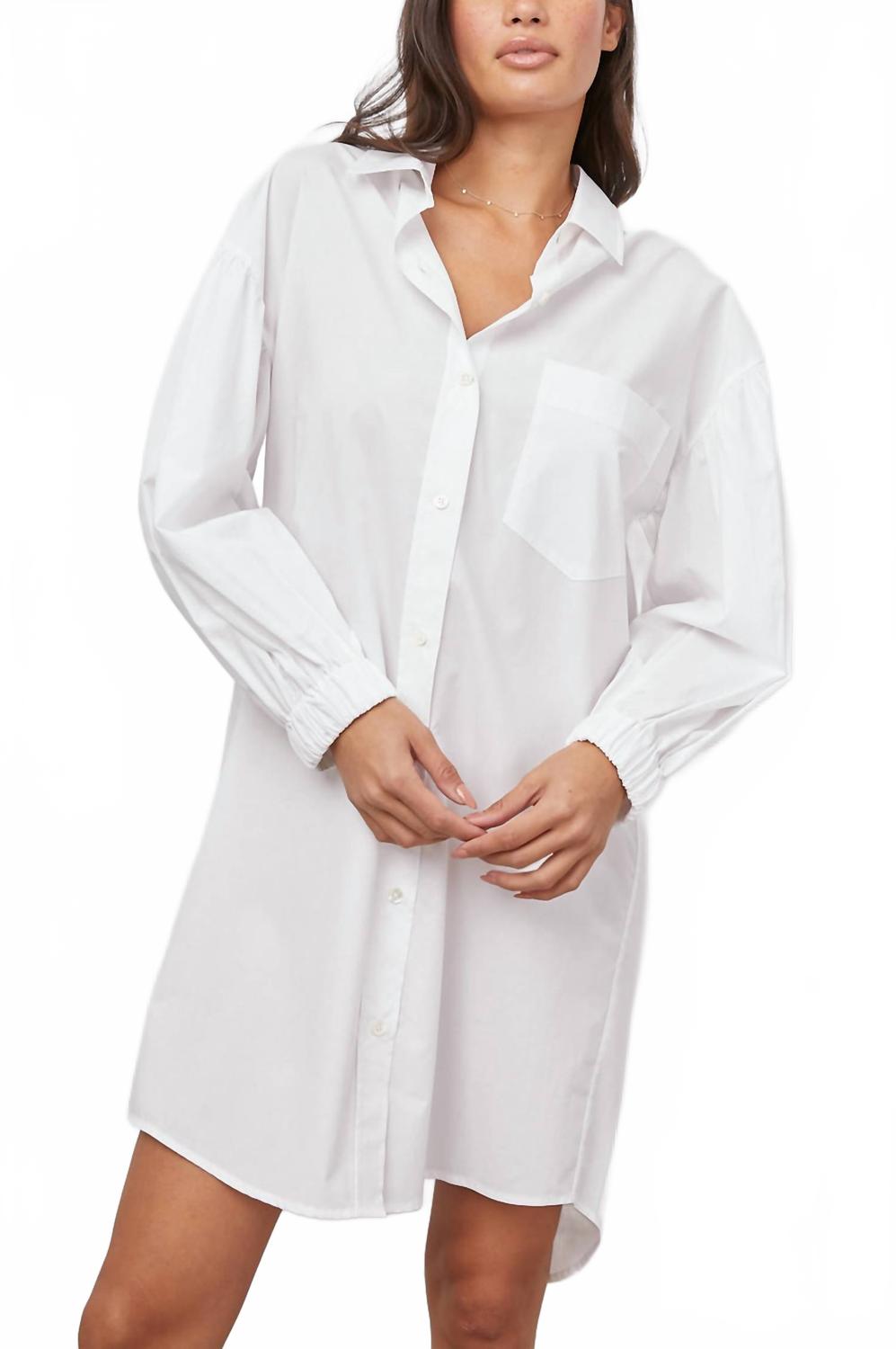 Парсон платье-рубашка в белом Rails
Парсон платье-рубашка в белом Rails