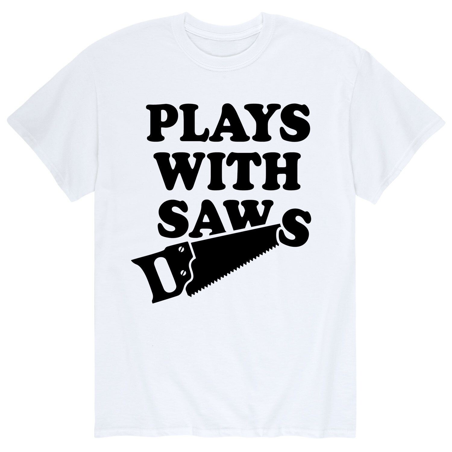 Мужская футболка Plays With Saws Licensed Character
Мужская футболка Plays With Saws Licensed Character