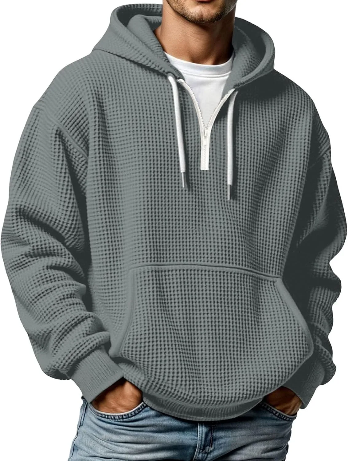 Мужская худи оверсайз с карманами
Мужская худи оверсайз с карманами