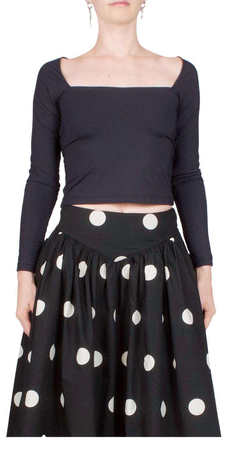 Топ Ines из джерси черный CIAO LUCIA
Топ Ines из джерси черный CIAO LUCIA