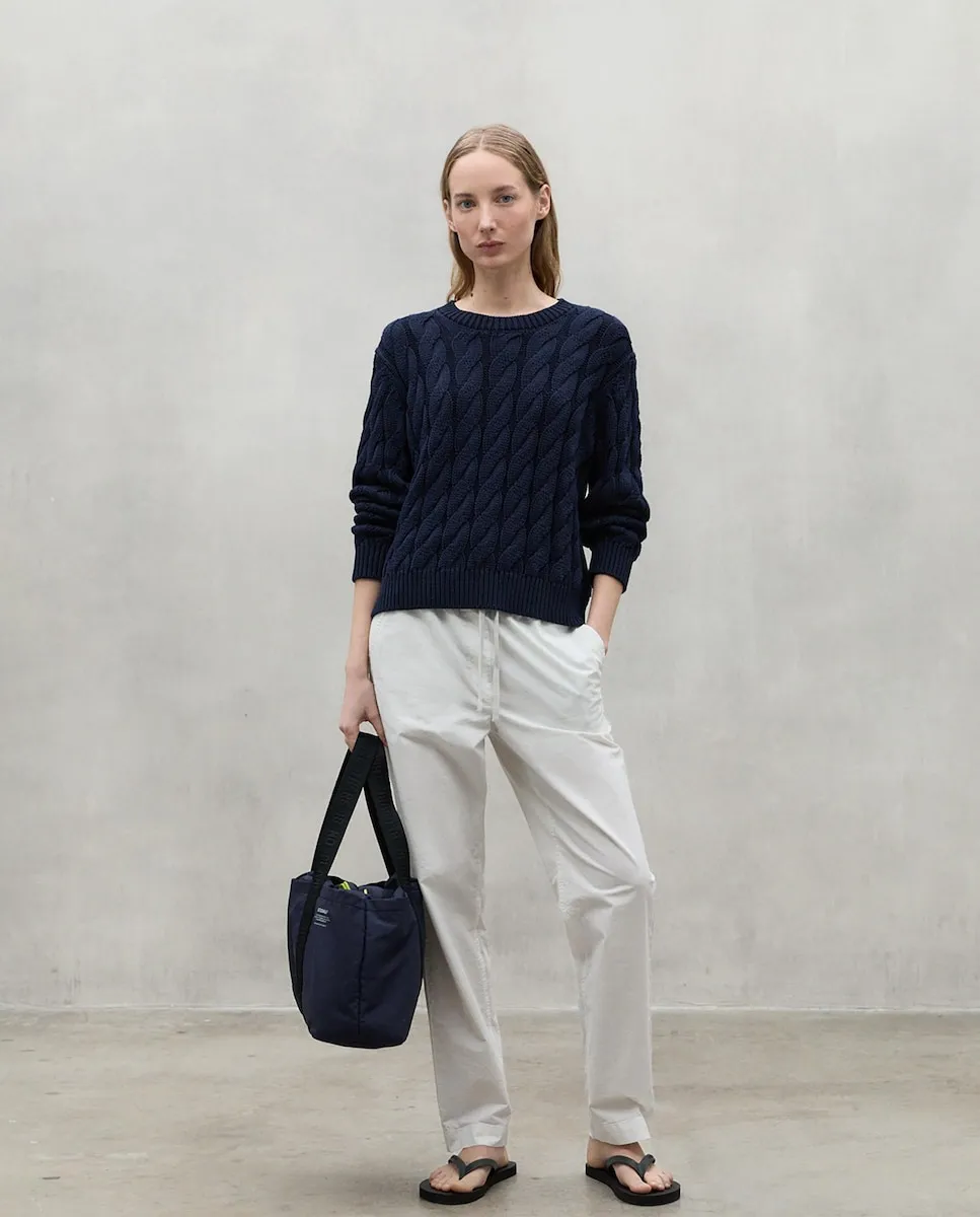 Женский джемпер с длинными рукавами и V-образным вырезом Ecoalf, темно-синий
Женский джемпер с длинными рукавами и V-образным вырезом Ecoalf, темно-синий