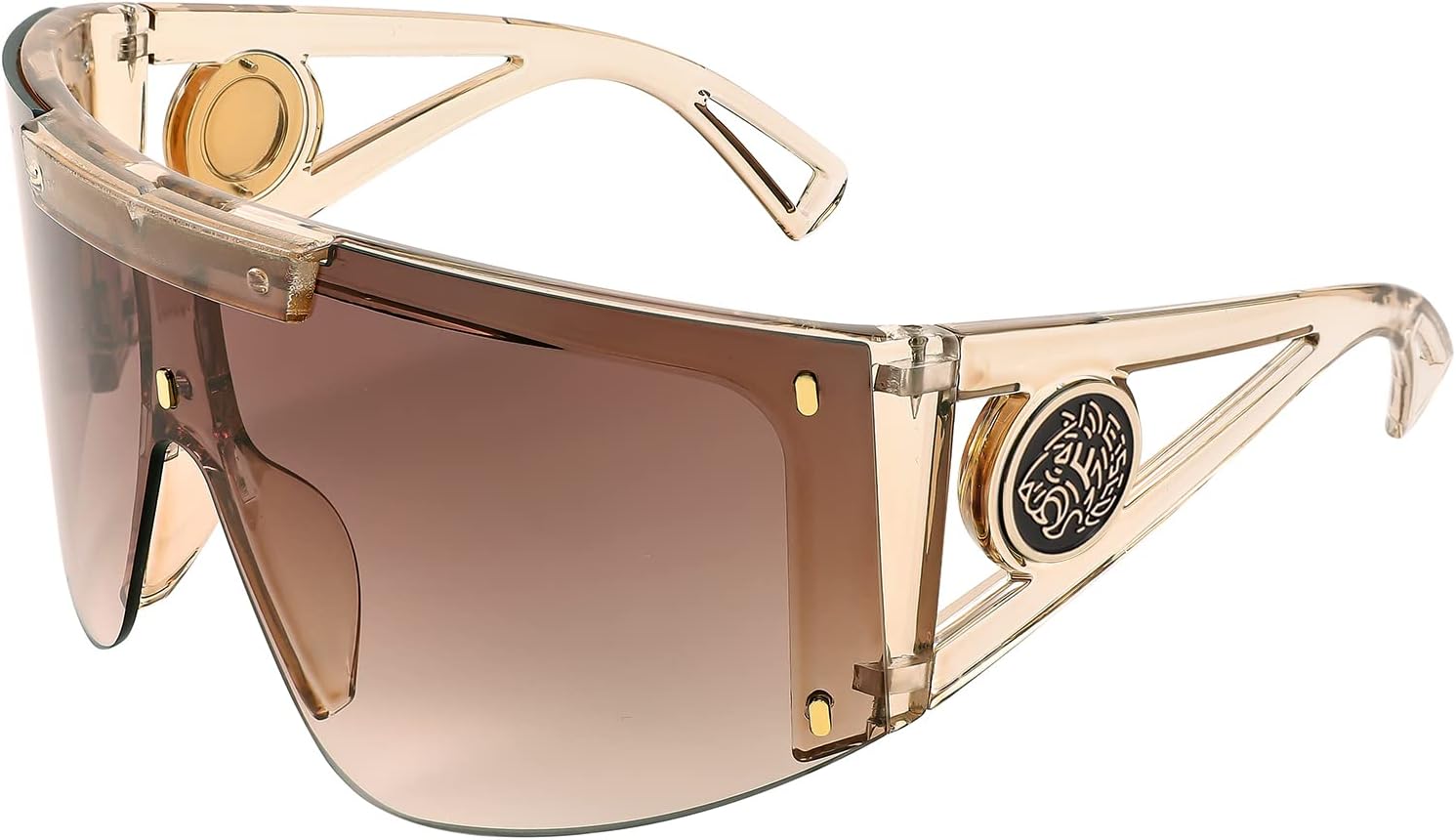 Солнцезащитные очки FEISEDY One Piece Oversized для мужчин и женщин, большие солнцезащитные очки-щитки для езды на велосипеде, вождения, отдыха, модель B4027, Champagne Frame & Gradual Tea Lens
Солнцезащитные очки FEISEDY One Piece Oversized для мужчин и женщин, большие солнцезащитные очки-щитки для езды на велосипеде, вождения, отдыха, модель B4027, Champagne Frame & Gradual Tea Lens