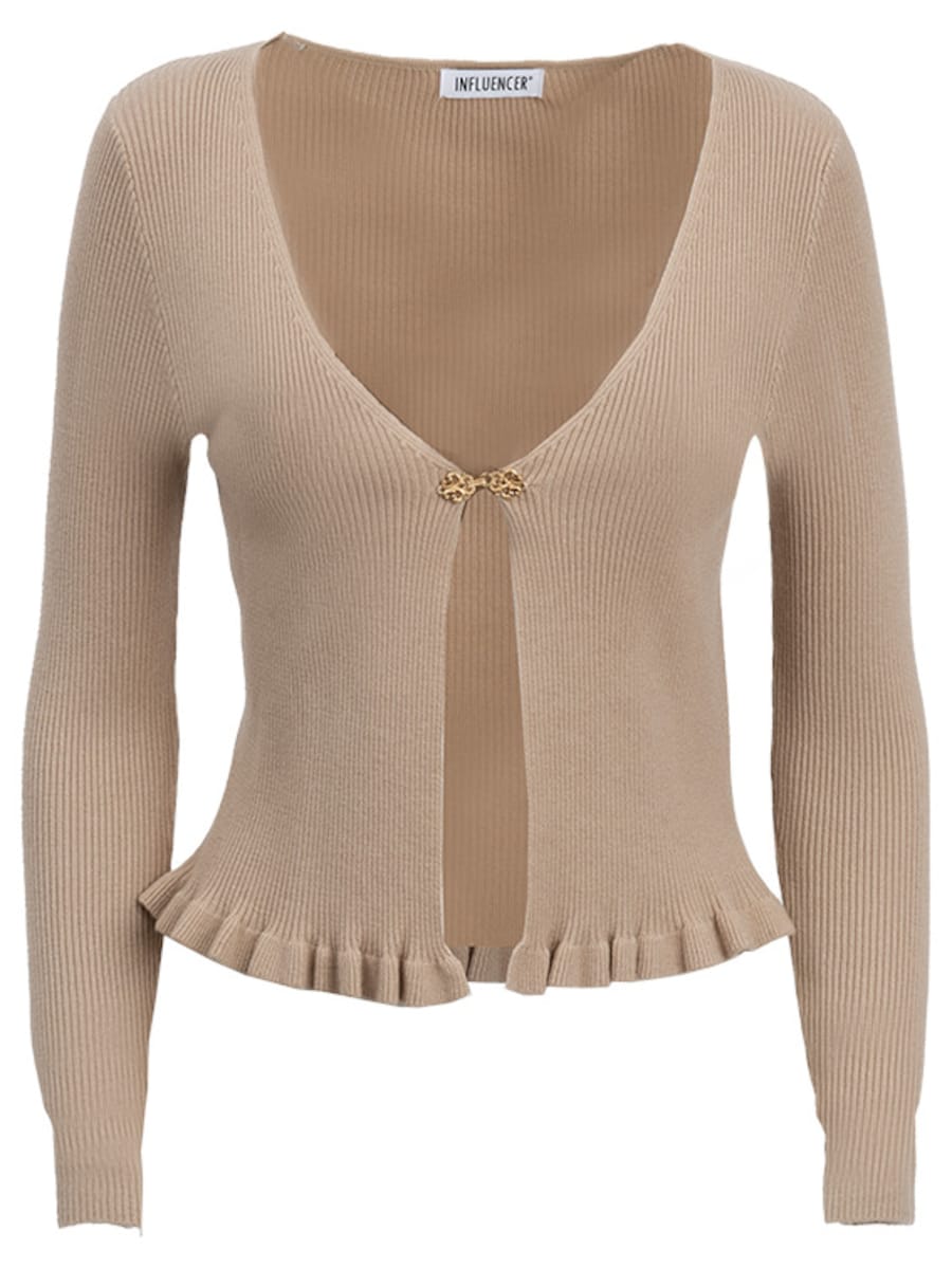 Вязаный кардиган Influencer, бежевый
Вязаный кардиган Influencer, бежевый