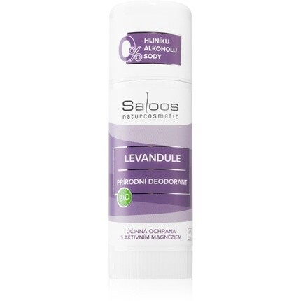 Saloos Bio Deodorant Lavender 50 мл - Твердый дезодорант
Saloos Bio Deodorant Lavender 50 мл - Твердый дезодорант