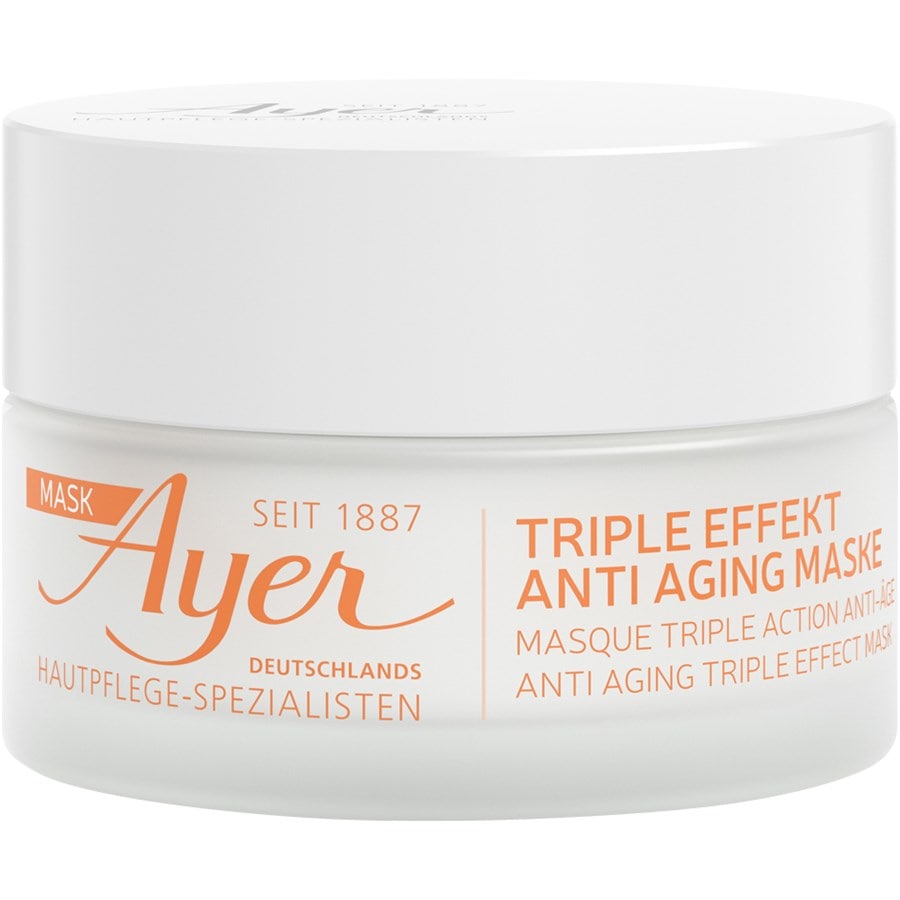 Маска для лица Ayer Triple Effekt Anti Aging Maske, 50 ml
Маска для лица Ayer Triple Effekt Anti Aging Maske, 50 ml