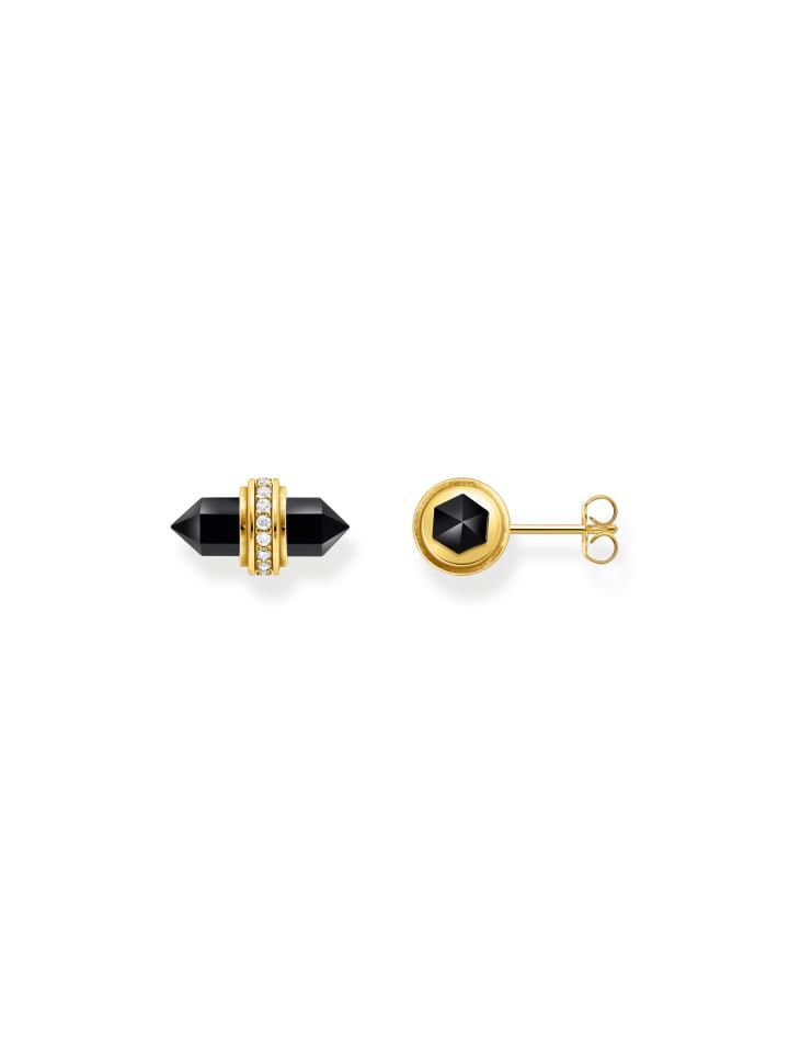 Thomas Sabo Серьги-гвоздики с кристаллом черного оникса в золотом, белом и черном цветах
Thomas Sabo Серьги-гвоздики с кристаллом черного оникса в золотом, белом и черном цветах
