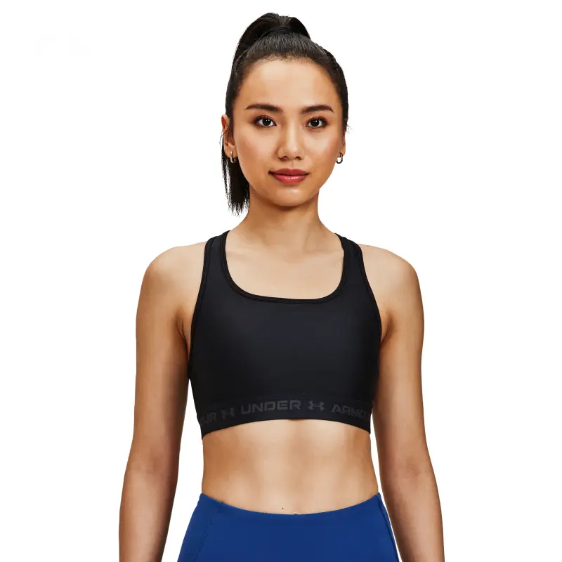 Спортивный бра с логотипом под грудью Under Armour, черный
Спортивный бра с логотипом под грудью Under Armour, черный