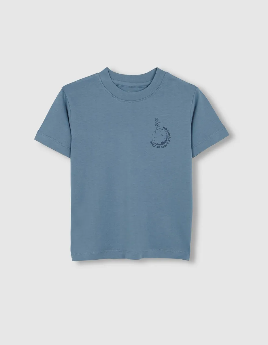 Детская футболка с принтом "лунная походка" Gocco, светло-зеленый 
Детская футболка с принтом "лунная походка" Gocco, светло-зеленый